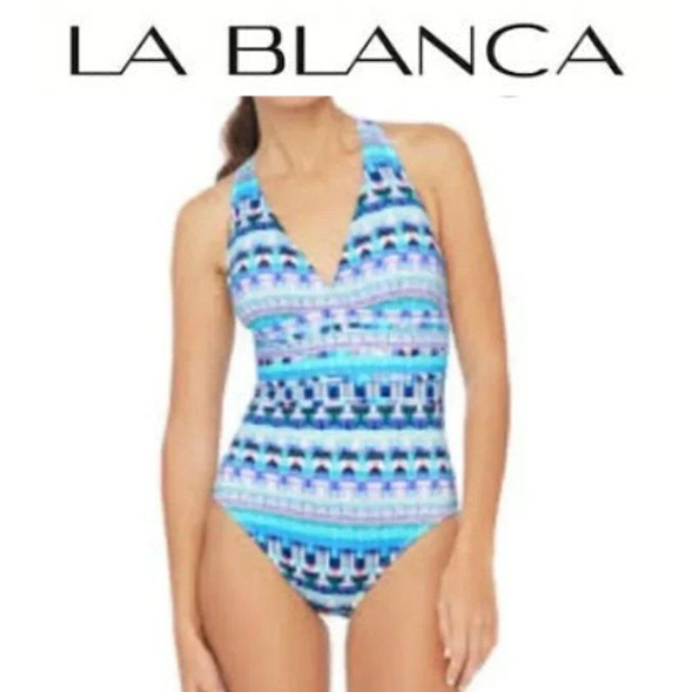 La Blanca Global Cross Back One-Piece Swimsuit
